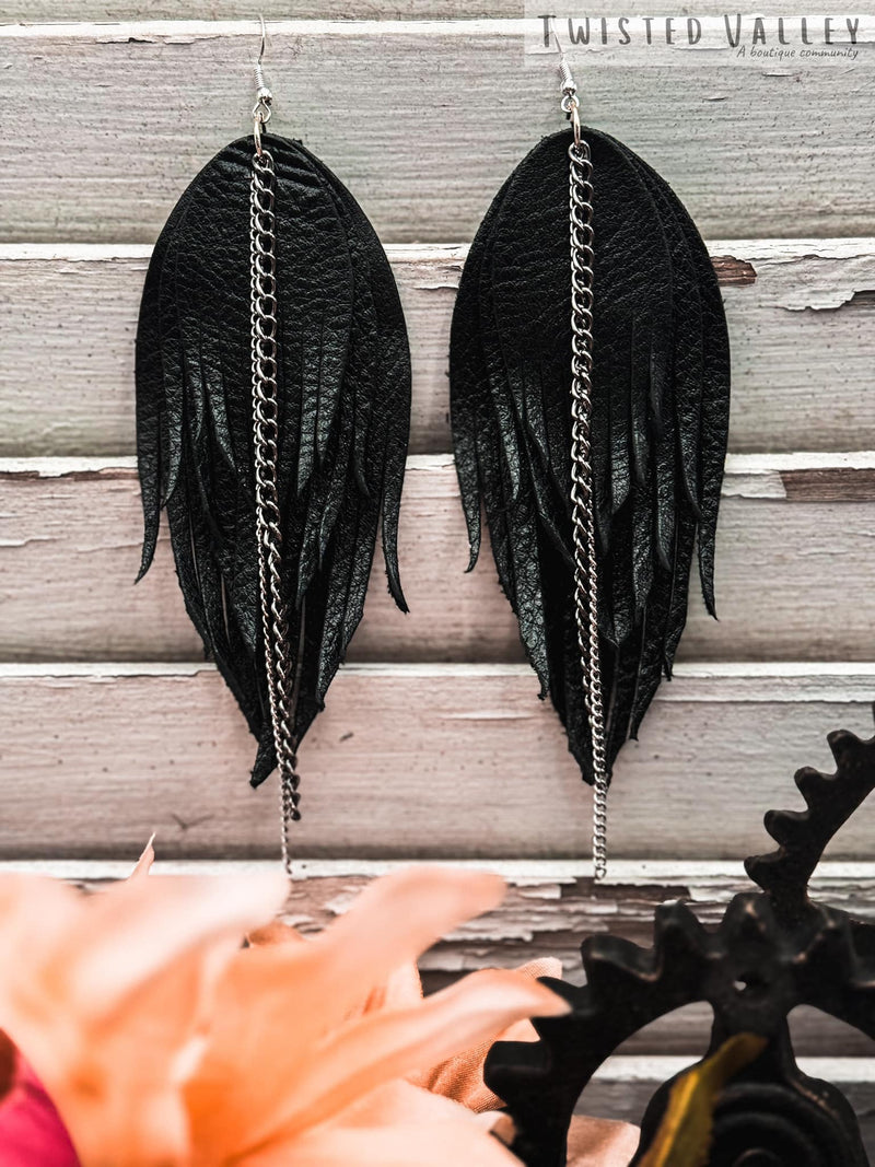 Raven earring